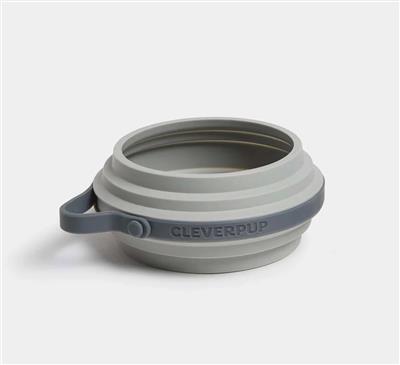 Nomad Collapsible Dog Bowl - Small - Grey