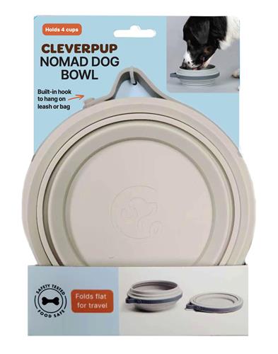 Nomad Collapsible Dog Bowl - Large - Sand