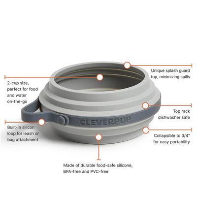 Park Pack Dog Gear Tote - Heather Grey