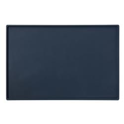Large Silicone Mess Free Navy Blue Pet Placemat