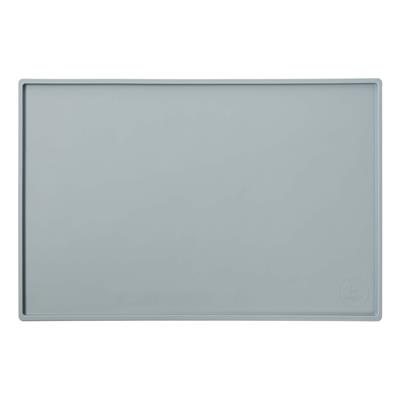 Large Silicone Mess Free Grey Pet Placemat