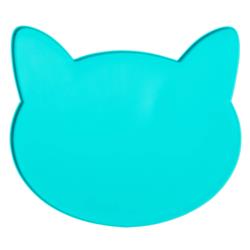 Oscar Silicone Cat Placemat - Blue