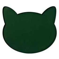Oscar Silicone Cat Placemat - Fern Green