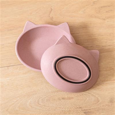 Nico Two Pack Cat Dish - Pink