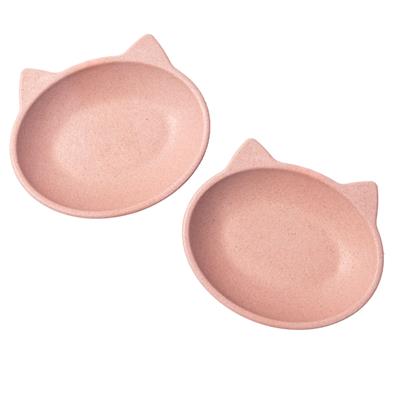 Nico Two Pack Cat Dish - Pink