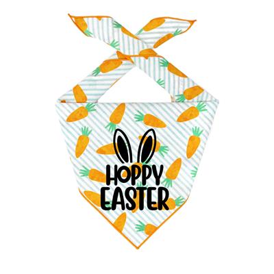 Hoppy Easter Dog Bandana, Bunny, Carrots
