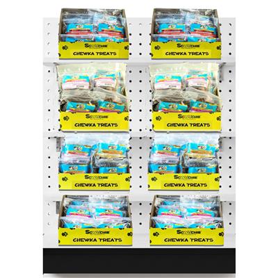 Chewka Dog Treats Planogram - 2 Foot - 4 Shelf