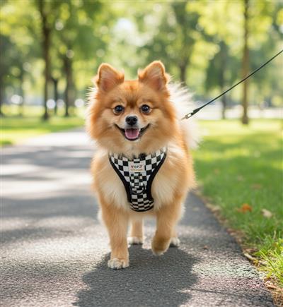 PRE-ORDER Mod Squad - Retro Checkerboard Adjustable Mesh Harness - Recycled Neoprene