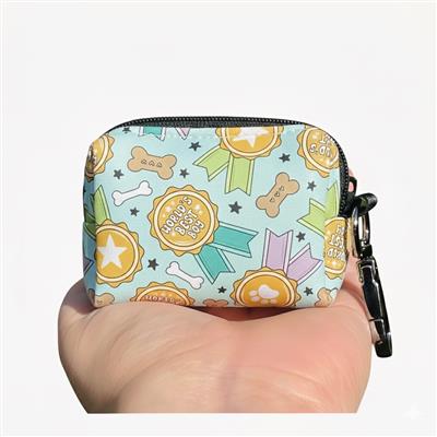 PRE-ORDER Best Boy | Blue Award Ribbon Dog Poop Bag Holder | Recycled Neoprene