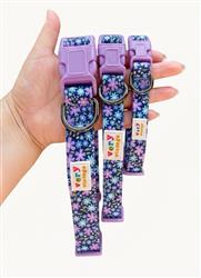 PRE-ORDER Lavender Garden Dog Collar - Purple Floral Print