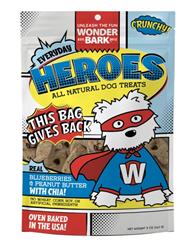 Heroes Dog Treats – Blueberry & Peanut Butter, All-Natural, Small-Batch, USA Made
