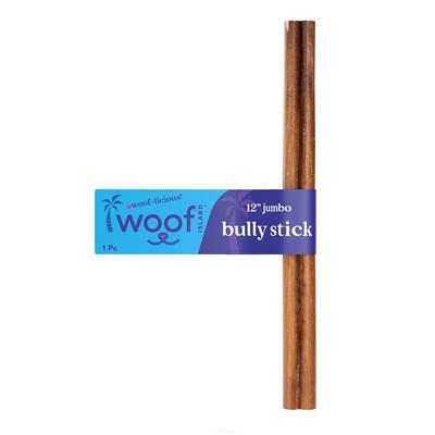 12” Jumbo Grass-Fed Beef Pizzle Bully Stick — Bulk/Case Pack Wholesale — Premium Long-Lasting Dog Chew