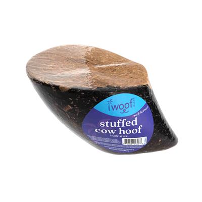 Cow Hoof Bully Stick Filled - Durable, Long-Lasting Hard Chew