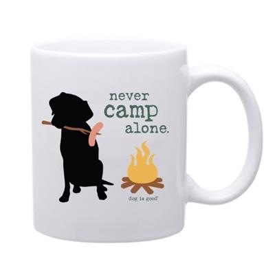 Mug: Never Camp Alone (14oz)