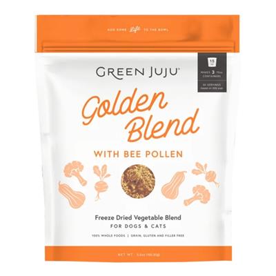 Green Juju Dog & Cat Freeze-Dried Grain Free Golden Blend 5.5oz.