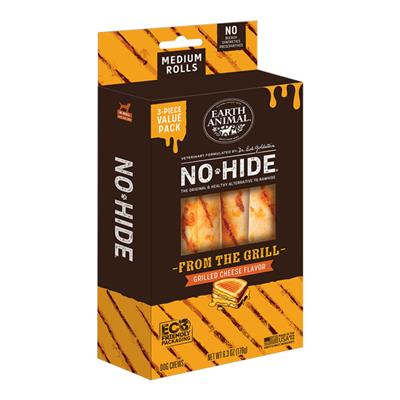 Earth Animal Dog No - Hide From The Grill Grilled Cheese Rolls Medium Value Pack - 3 Pack