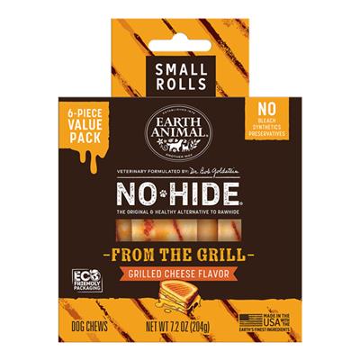 Earth Animal Dog No - Hide From The Grill Grilled Cheese Rolls Small Value Pack - 6 Pack