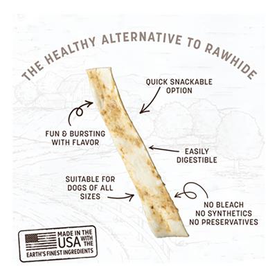 Earth Animal Dog No - Hide Original Collection Peanut Butter Strips Value Pack - 10 Pack