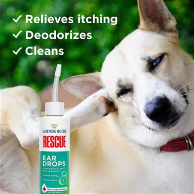 Wondercide Dog & Cat Rescue Ear Drops 4oz.