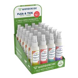 Wondercide Dog & Cat Flea & Tick Spray 4oz. Countertop Display - 24 Pieces