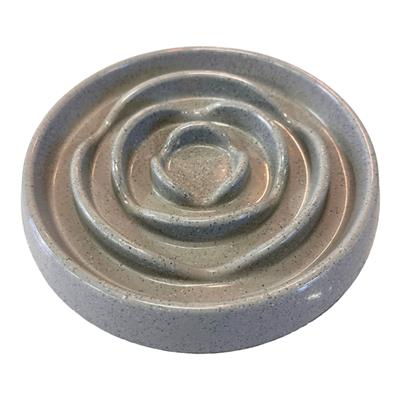 Messy Mutts Dog & Cat Slow Feeder Speckled Grey 1.75 Cup