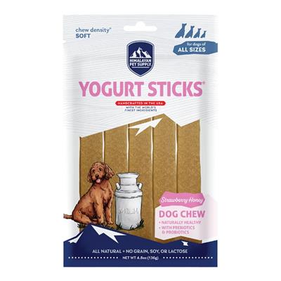 Himalayan Dog Yogurt Sticks Strawberry 4.8oz.