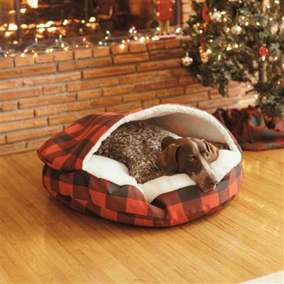 Luxury Cozy Cave® Dog Bed - Holiday Collection