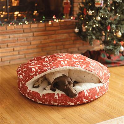 Luxury Cozy Cave® Dog Bed - Holiday Collection
