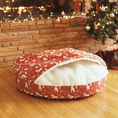Luxury Cozy Cave® Dog Bed - Holiday Collection