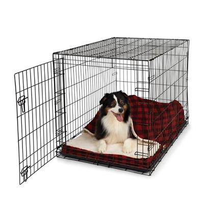 Forgiveness™ Fully Washable Luxury Cozy Cave® Dog Crate Bed - Holiday Collection