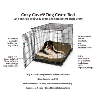 Cozy Cave® Dog Crate Bed