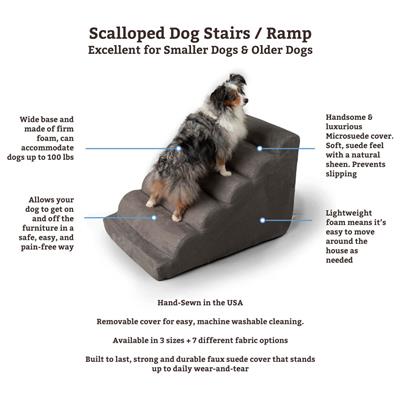 Scalloped Dog Stairs / Ramp