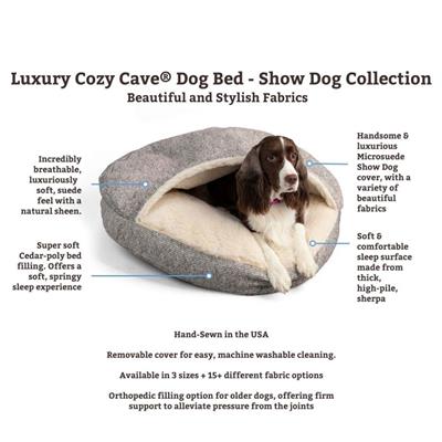 Luxury Cozy Cave® Dog Bed - Show Dog Collection