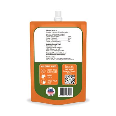 Pawnut Butter with Pupkin Recipe 6 oz pouch