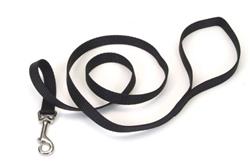 Coastal SinglePly Nylon Dog Leash Black, 1ea/5/8 In X 4 ft