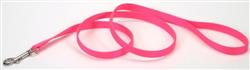 Coastal SinglePly Nylon Dog Leash Neon Pink, 1ea/5/8 In X 6 ft