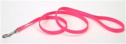 Coastal SinglePly Nylon Dog Leash Neon Pink, 1ea/3/4 In X 4 ft