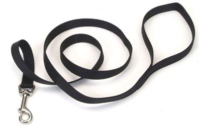 Coastal SinglePly Nylon Dog Leash Black, 1ea/3/4 In X 6 ft