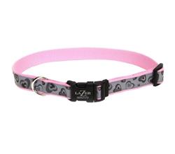 Lazer Brite Reflective Adjustable Dog Collar Pink, 1ea/1 In X 1826 in