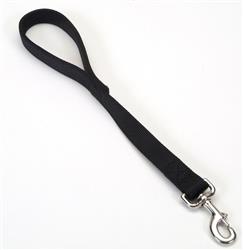 Coastal DoublePly Nylon Traffic Dog Leash Black, 1ea/1 In X 24 in