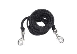 Coastal Poly Big Dog Tie Out Black, 1ea/3/8 In X 15 ft