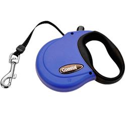 Coastal Retractable Dog Leash Blue, 1ea/12 ft, XS