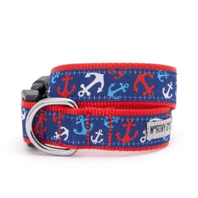 Anchors Ahoy Dog Collar & Lead