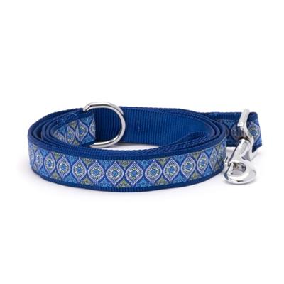 Medallion Dog Collar & Lead - Blue