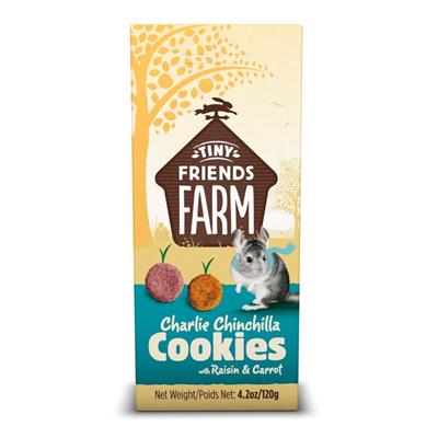 Tiny Friends Farm Charlie Chinchilla Cookies w/Raisin & Carrot 1ea/4.2oz.