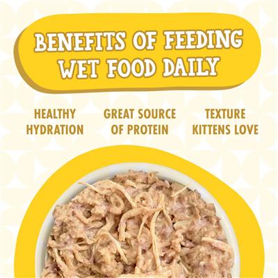 Cats In The Kitchen Cat Grain Free Kitten Frick' A Zee Chicken Recipe 3oz. (Case of 12)