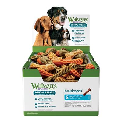 Whimzees Bulk Box Toothbrush Star Small 150 Count