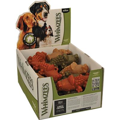 Whimzees Bulk Box Alligator Large 30 Count