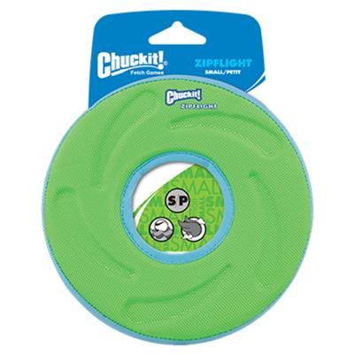 Chuckit! ZipFlilght Flying Ring Dog Toy Assorted 1ea/SM