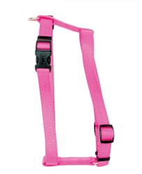 Coastal Standard Adjustable Nylon Dog Harness Neon Pink, 1ea/SM, 5/8In X 1424 in